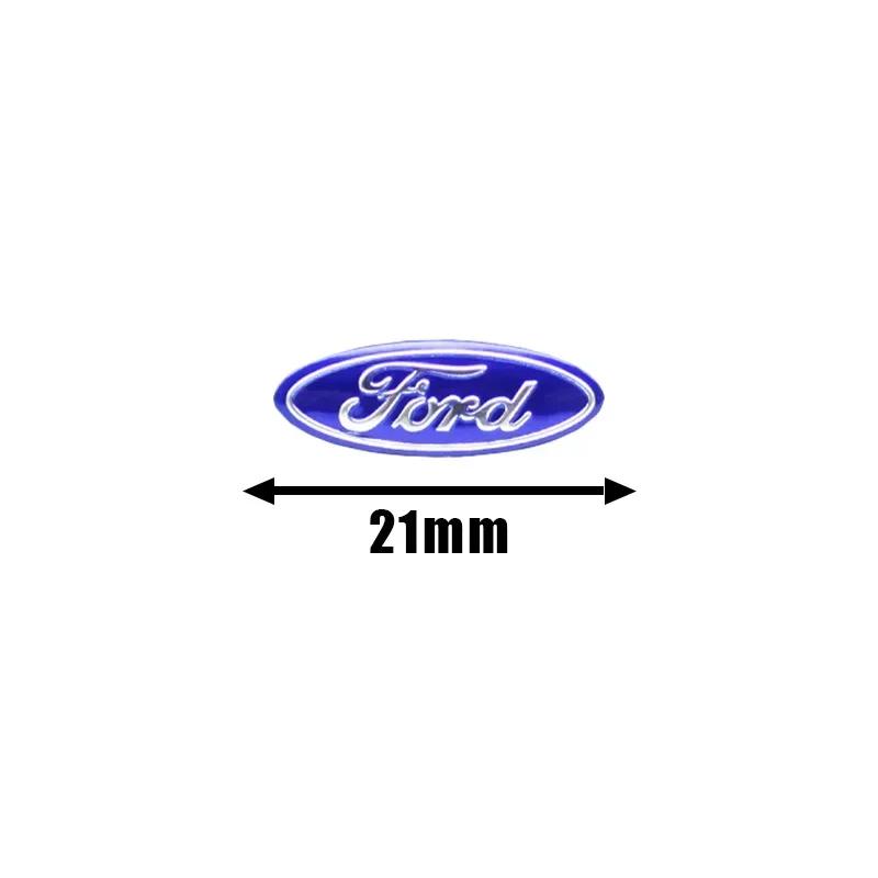 Nuovo 2026 Adesivo per Auto Ford Nuovo 2025 Caldo 3D Alluminio Chiave Telecomando Auto Emblema Adesivi Per Ford Fiesta Ranger Fusion M