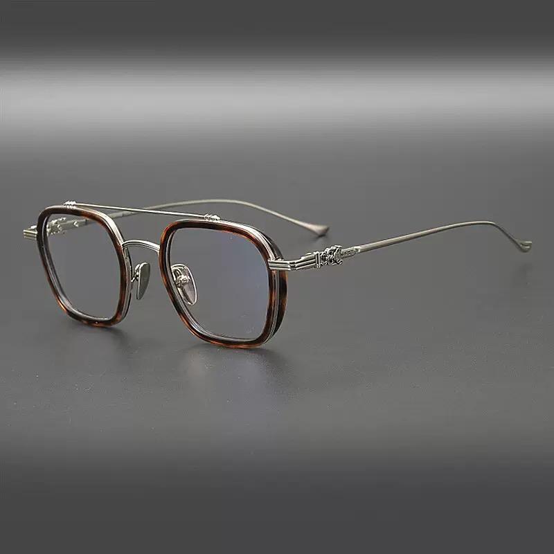 Thick-sided Plate Glasses, square Glasses Frame,men and Women Couple Glasses серебряный