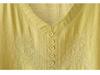 Women's Tencel Linen Embroidered Short-Sleeve Top & Pants Set for Summer - Middle-Aged Mother's Style.