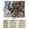 A-Assassins Game C-Creeds Fashion Flannel Blanket  Warm Soft Bedding Throws for Home Decor Airplane Bedspread Sofa Bed Cover