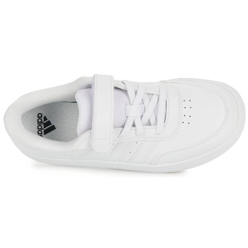 Adidas Breaknet 2.0 Comfortable Versatile Non-Slip Durable Low-Top Kids Skate Shoes Kids Sneakers White IE8700