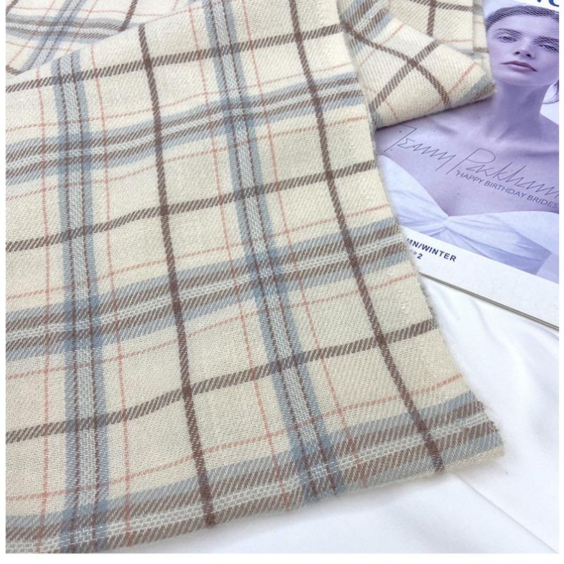 Scarf Women's Imitation Cashmere Plaid Autumn and Winter New Warm Contrasting Color Scarf Fringed Long Shawl