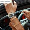 New Luminous Men's Quartz Watch Strip Nail Scale Waterproof Trend Men's Quartz Watch