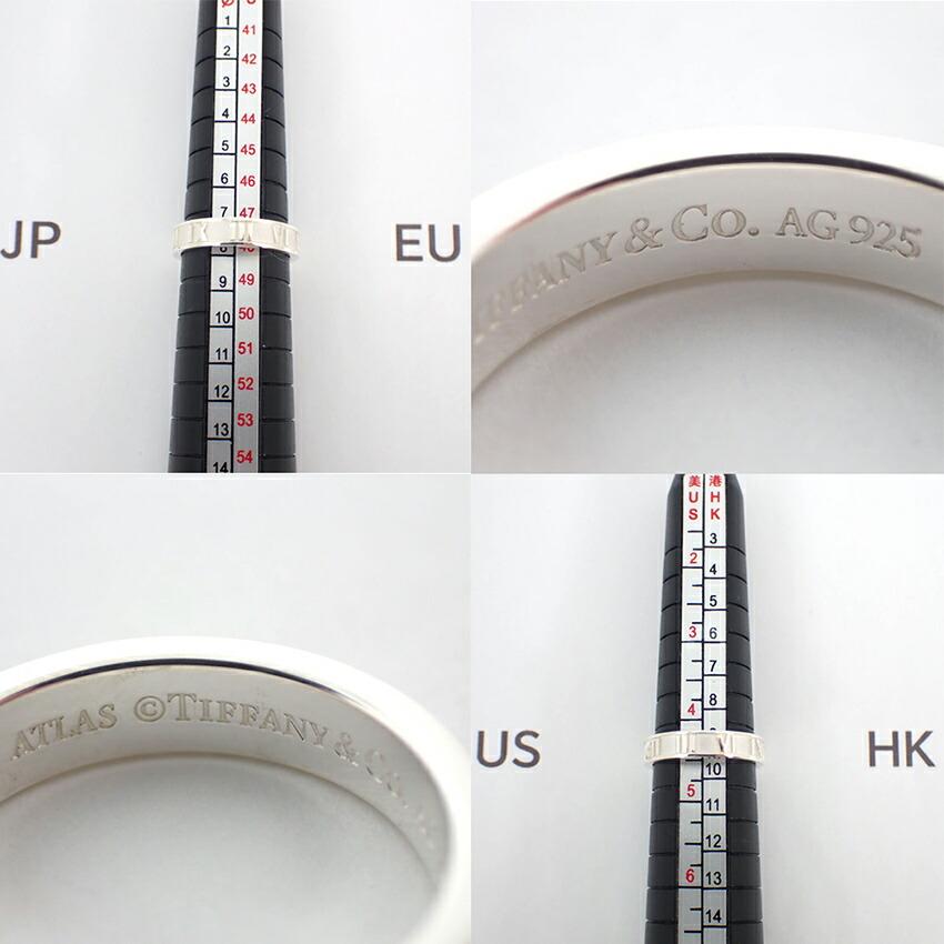 [Used] TIFFANY 925 Atlas Ring / Size 7.5 / j38-5