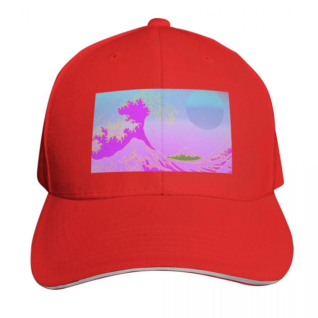 Kanagawa Sunset Baseball Cap New In Hat Gentle Unisex Hat Golf Unisex Hat Womens Unisexs