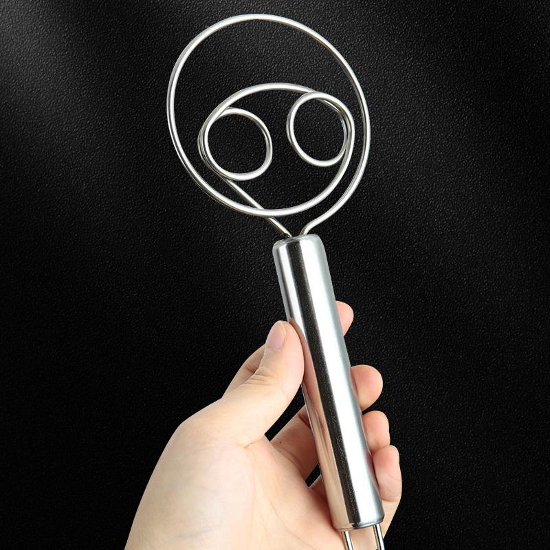 Dough Whisk Bread Mixer Stainless Steel Cake Pastry Flours Dough Blenders With Hanging Hole Kitchen Baking Blender Tools