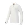Golf Series Fashion Simple Sports Training Golf Casual Comfortable Versatile Knitted Long Sleeve Polo Shirt Women Tops Jade-White A11W615209FWT
