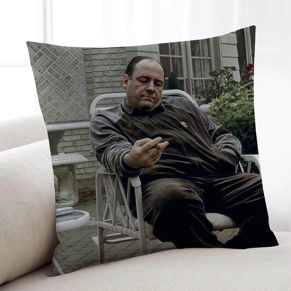 The S-Sopranos-ES TV Series cushion cover Home Bedding Sofa living Room pillowcase Simple Soft Skin Cushion Cover Party Gift