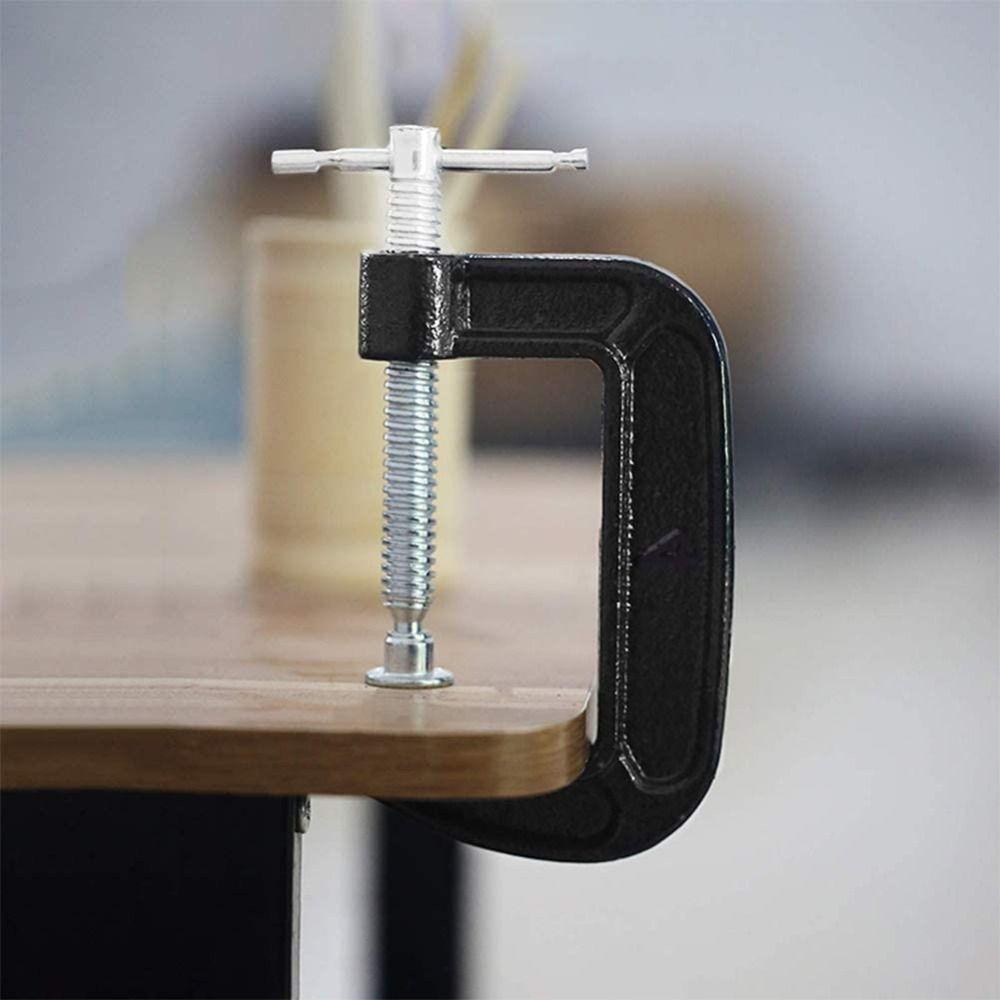 Professional 2/3/4 inch C-Clamp Adjustable Iron Heavy Duty C Clamp Portable Hardware Industrial Strength Clamps Building