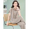 Meilannie Tencel Linen Blend Two-Piece Casual Set