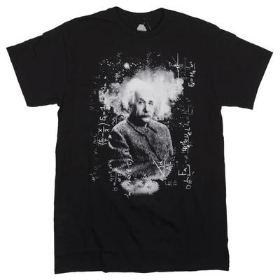 Albert Einstein Equations Graphic Black Novelty 100% Cotton T-shirt Mens Tees Top New