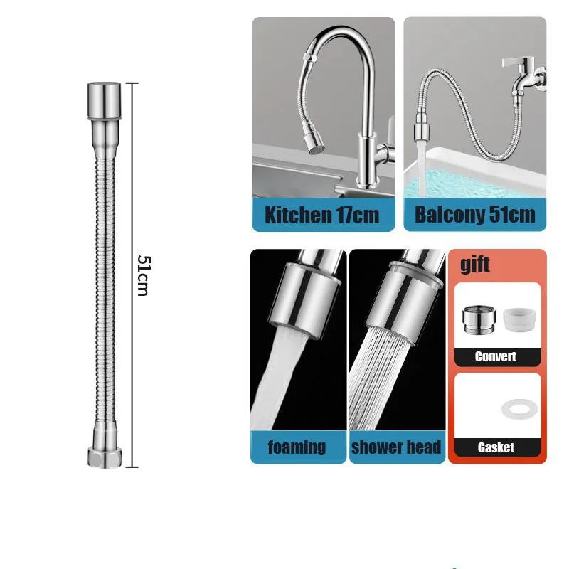 Cap pulverizator universal din oțel inoxidabil cu rotație 1080° pentru chiuveta de bucătărie, robinet extensibil, perlator, robinet, duză anti-stropire