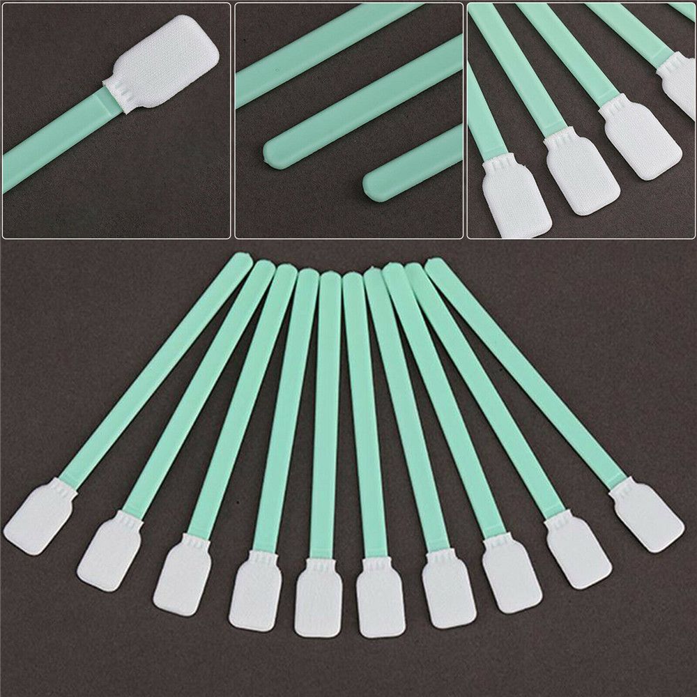 Inkjet Printer Nozzle Cleanroon Use Foam Tip Cleaning Foam Disposable Stick Cleaning Swab Tool