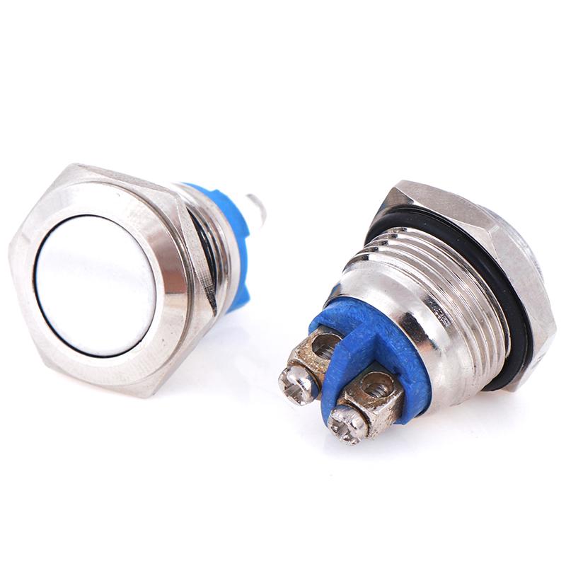 16Mm Metal Push Button Switch No Momentary Reset Self-Reset Push Button Switch