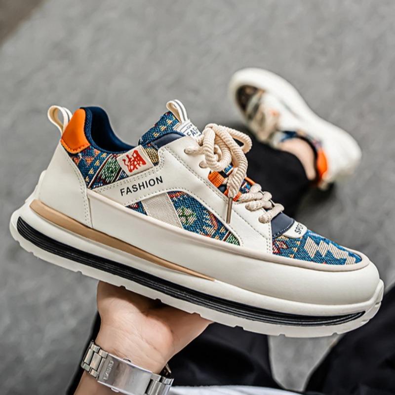 Luxury Men Trendy Casual Sneakers Outdoor Comfortable Platform Vulcanized Shoes Non Slip Wear-resistant Men Running Shoes Hombre