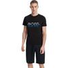 HUGO BOSS T-Shirts Men's Black Crew Neck Moderate Straight Fit 50389696-001