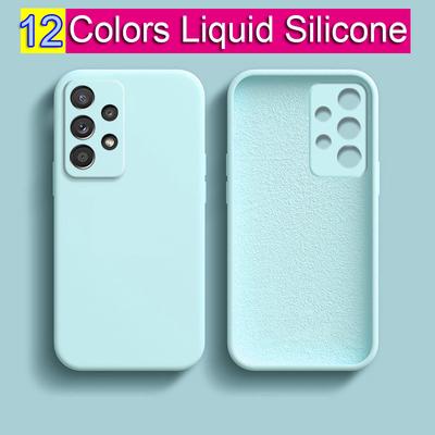 Custodia per cellulare in silicone liquido di BUONA qualità per iPhone 15 14 13 12 11 Pro Max per Samsung Galaxy A04s A24 A14 A34 A54 A13 A23 A33 A53 5G Cover morbida