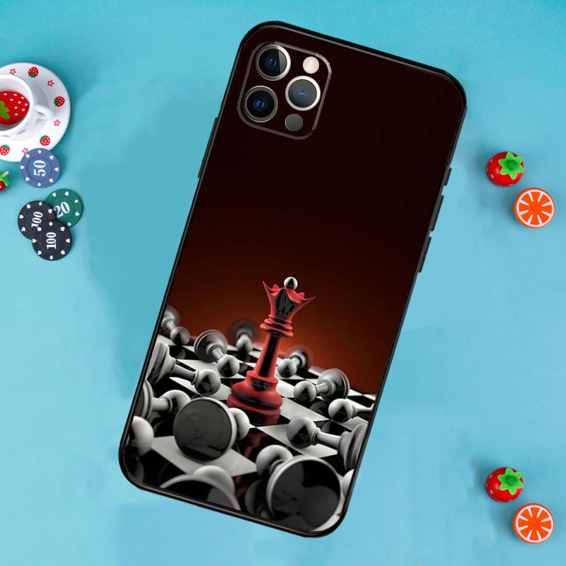 Chess Board Phone Case For iPhone 17 Air 13 16 15 11 12 14 Pro Max 13 12 mini 15 16 Plus 16e Cover Funda
