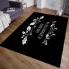 Noel Gift Merry Christmas Rug Pine Tree Christmas Santa Claus and Snowmain Rug Christmas Gift Xmas Carpet Rugs for Living Room