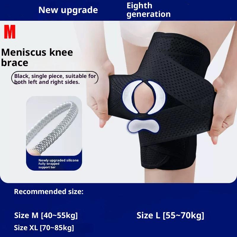 Knee Brace Pain Relief with Compression Support and Adjustable Stabilizers for Running or Workout