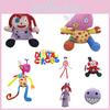 Der erstaunliche digitale Zirkus Plüsch Magische Zahl Zirkus Kaninchen Clown Puppe Lila Blase 15cm