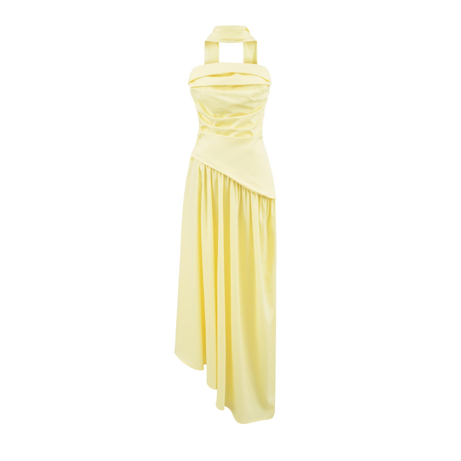 European and American style, new women s fashion, chic, classic, versatile, fashionable strapless dress S