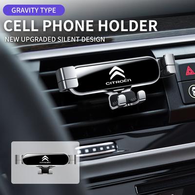 Gravity Car Holder For Phone Air Vent Clip Mount Mobile Cell Stand For Citroen C4 C3 C5 C1 C2 Berlingo Celysee Picasso Aircross