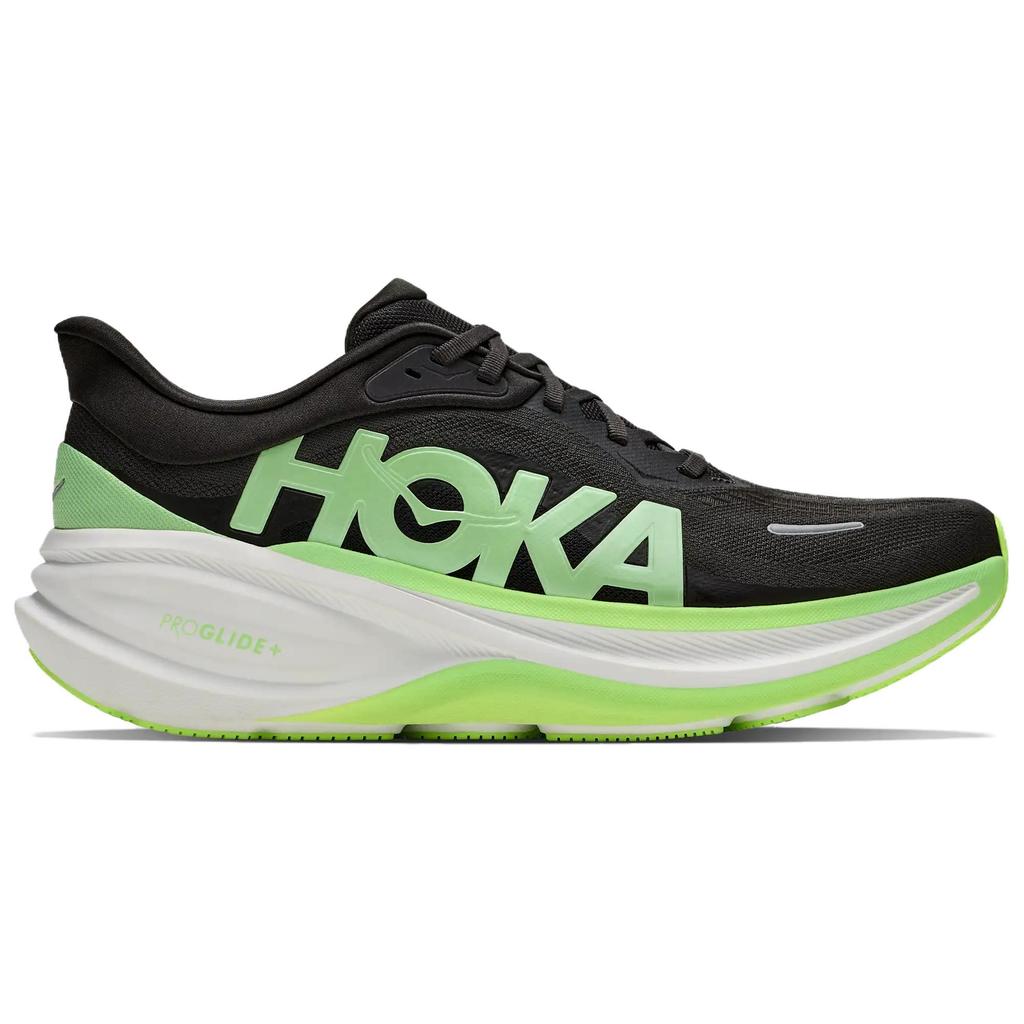 HOKA ONE ONE Clifton Running Shoes Men's Low-top Carbon Black/Acid