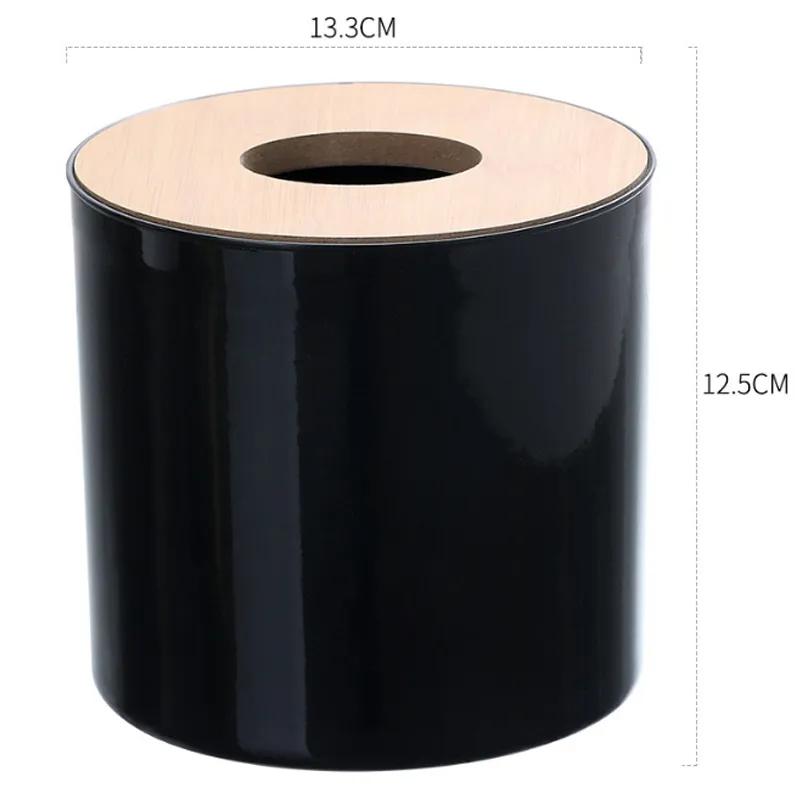 Wood Tissue Box Creative And Simple Living Room Home Paper Napkin Remote Control Storage Box Roll Paper Box Miscellaneous Storage Artifact