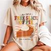 All for a Free Slice of Pie and a Medal Shirt, Pumpkin Pie Runner Tee, Vintage Thanksgiving Graphic T-Shirt, Funny 5K Gift