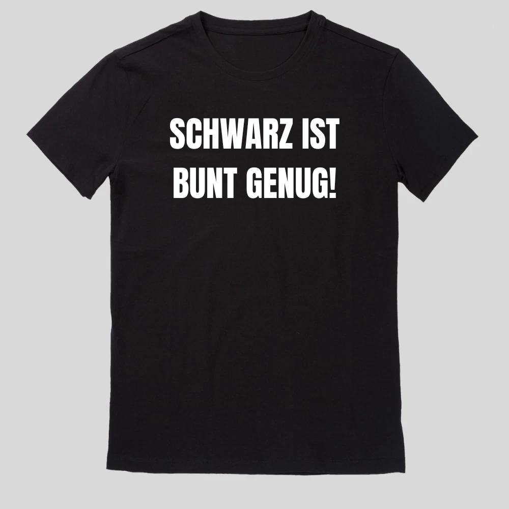 Schwarz Ist Bunt Genug! Männer T-Shirt S