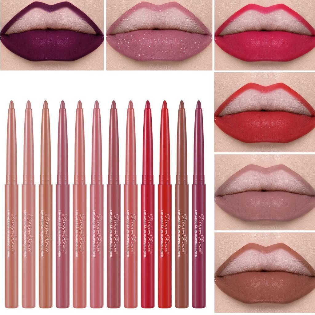 Contorno Labbbra Viola Sexy Trucco Labbra Matita Contorno Labbra Moda Matita Contorno Labbra Rossetto Penna Anti-Macchia Un Must per Principianti