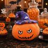 Cute Stuffed Pumpkin Toy Halloween Plush Toy  Wizard Hat Animal Pillow for Theme Room Ornament Sofa Bed  Spooky Home Decor Party And Holiday Display