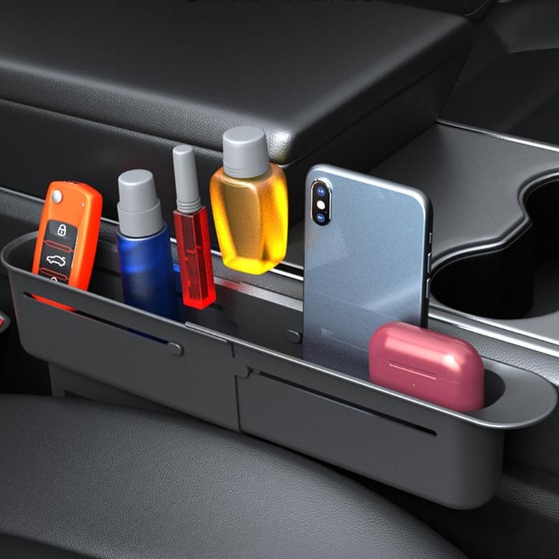 Car Seat Gaps Filler, Multifunctional Seat Side Gaps Filler Organizers Gaps Stopper for Most Model Car