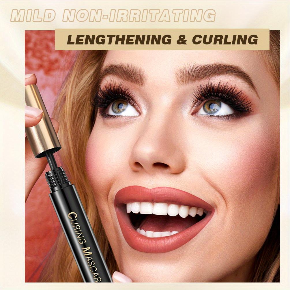 Mascara + Wimpern-Conditioner-Set, verlängernd, verdichtend, schwungvoll und wischfest, Wimpern definierend, schwarze Mascara