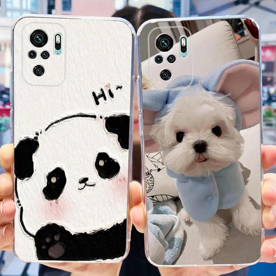Lovely Printed Case For Xiaomi Redmi Note 10 10S Note 10 Pro Soft Silicone TPU Back Cover For Redmi Note10 10s 10Pro Phone Cases