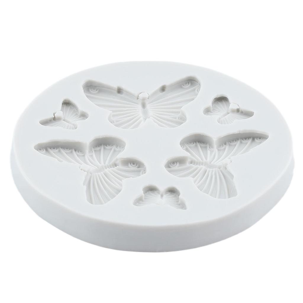 Butterfly Silicone Molds Butterfly Fondant Mold Relief Flower Mold Cake Decorating Tools Cupcake Topper Candy Chocolate Gumpaste Mold