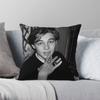 Leonardo Dicaprio Quadratisches Kissenbezug Polyester Leinen Samt Bedruckt Reißverschluss Dekorative Zimmerkissenhülle 18"
