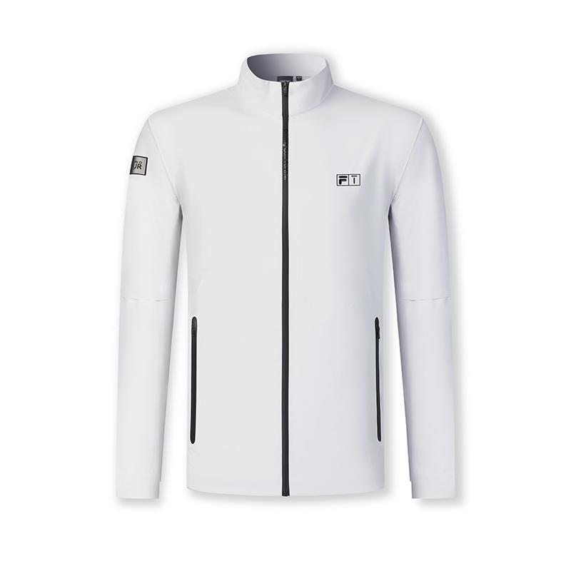 

New FILA Jacket Men s Semi Sheer Curtain Gray A11M445701FGY 175/96A/L