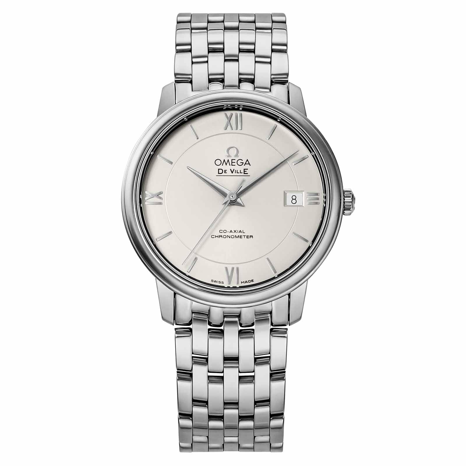 

Watch DE VILLE PRESTIGE Silver [OMEGA] 424.10.37.20.02.001 Men s [Item] білий