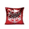 Country Christmas Sequin Pillowcase Single-sided Car Sofa Pillowcase Creative Pillowcase