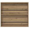 Magazine Shelf Artisan Oak 80 x 12 x 70 cm Particleboard