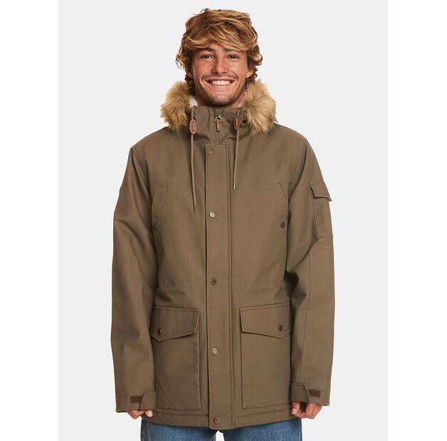 

Зимняя куртка Quiksilver Long Trip EQYJK03988, коричневая, стандартного кроя XL