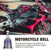 Vintage Ornament Motorcycle Bell Charm Riding Bell Necklace for Men Motorcycle Accessories Jewelry with Stainless Steel Chain