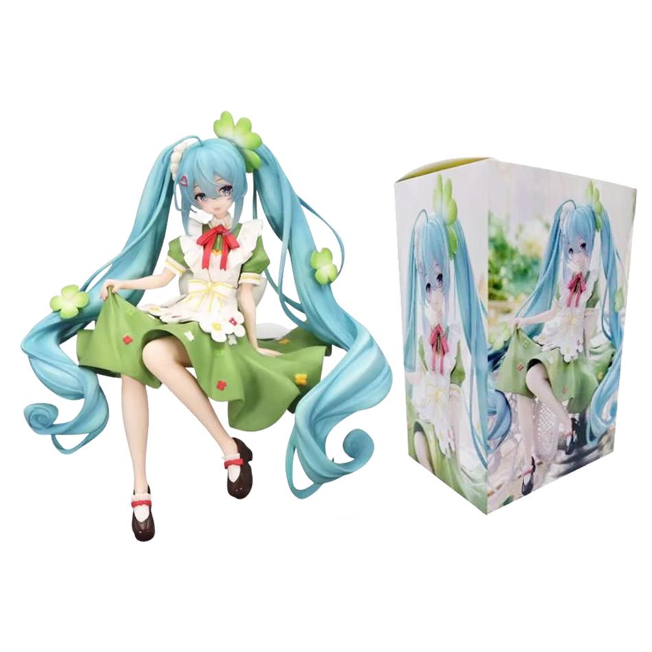 In Stock Trendy Anime Pastoral Style Figures Clover Girls Cute Desktop Model Toys Ideal Gift Choice