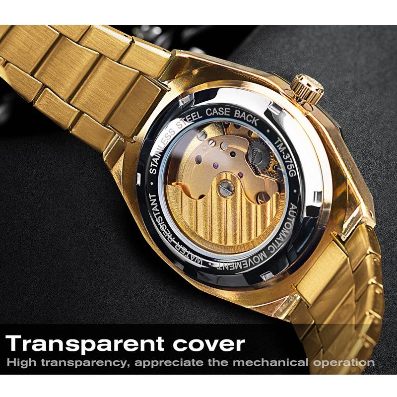 Montre mécanique tourbillon squelette design steampunk montres-bracelets pour hommes montre automatique étanche affaires luxe