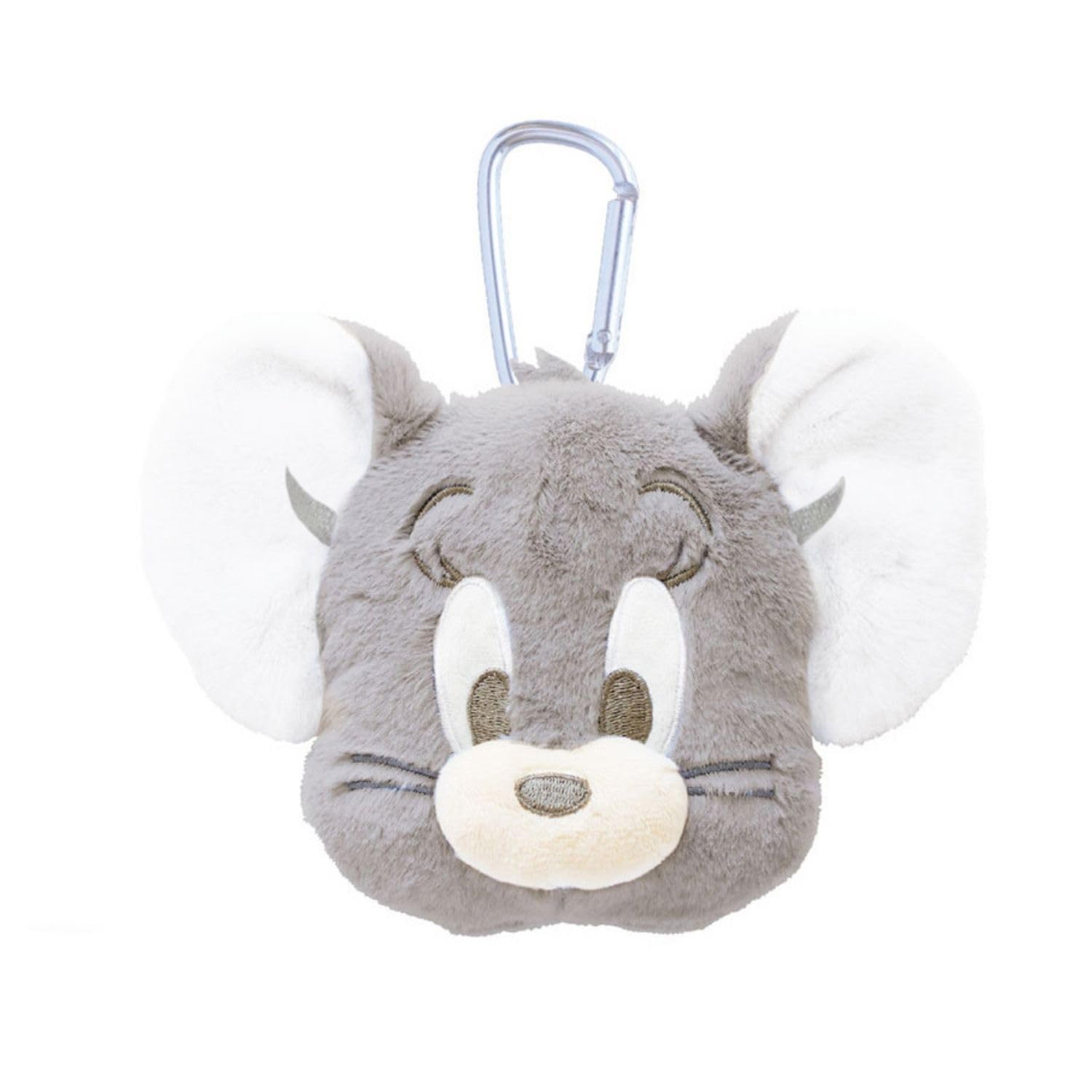 

Tees Factory Tom and Jerry Plush Zipper Mascot with Carabiner, Dusty ColorToffee, Approx. H136xW174xD65mm (TJ-5546997DF)