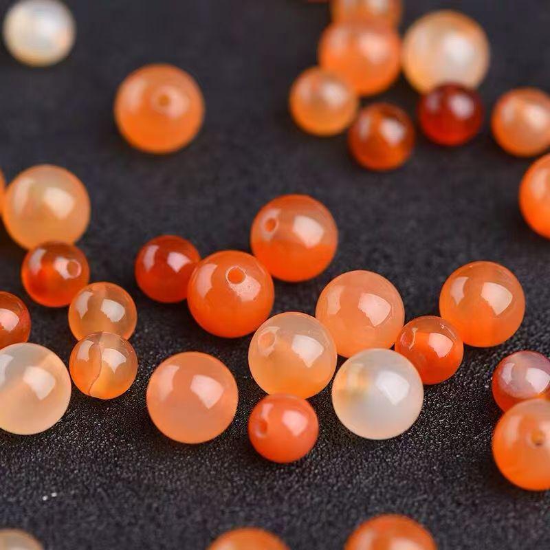 Round Natural Agate Beads for DIY Bracelets and Necklaces 6mm