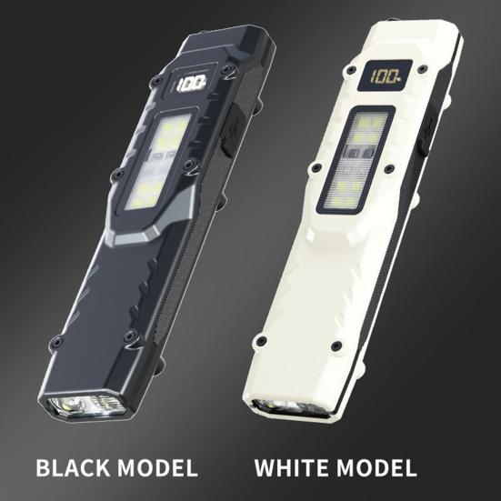 LED Flashlight with Power Display High Lumens Super Bright Waterproof Compact Portable Rechargeable Handheld Flashlight