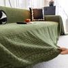 All-Season Universal Minimalist Modern Anti-Cat Scratch Non-Slip Washable Couch Cover Soft Mats  Chenille Sofa Throw Cover